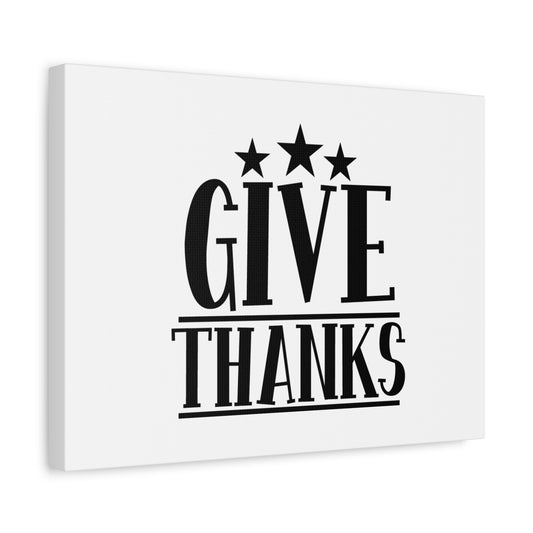 Scripture Canvas Give Thanks Psalm 103:1 Christian Wall Art Bible Verse Print Ready to Hang