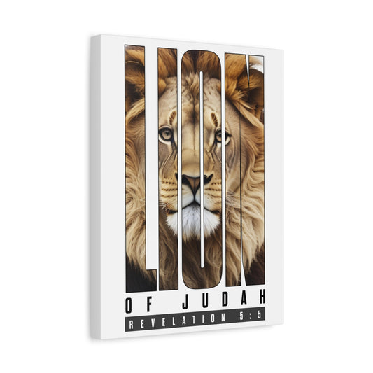 Scripture Walls Revelation 5:5 Lion of Judah Bible Verse Canvas Christian Wall Art Ready to Hang Unframed