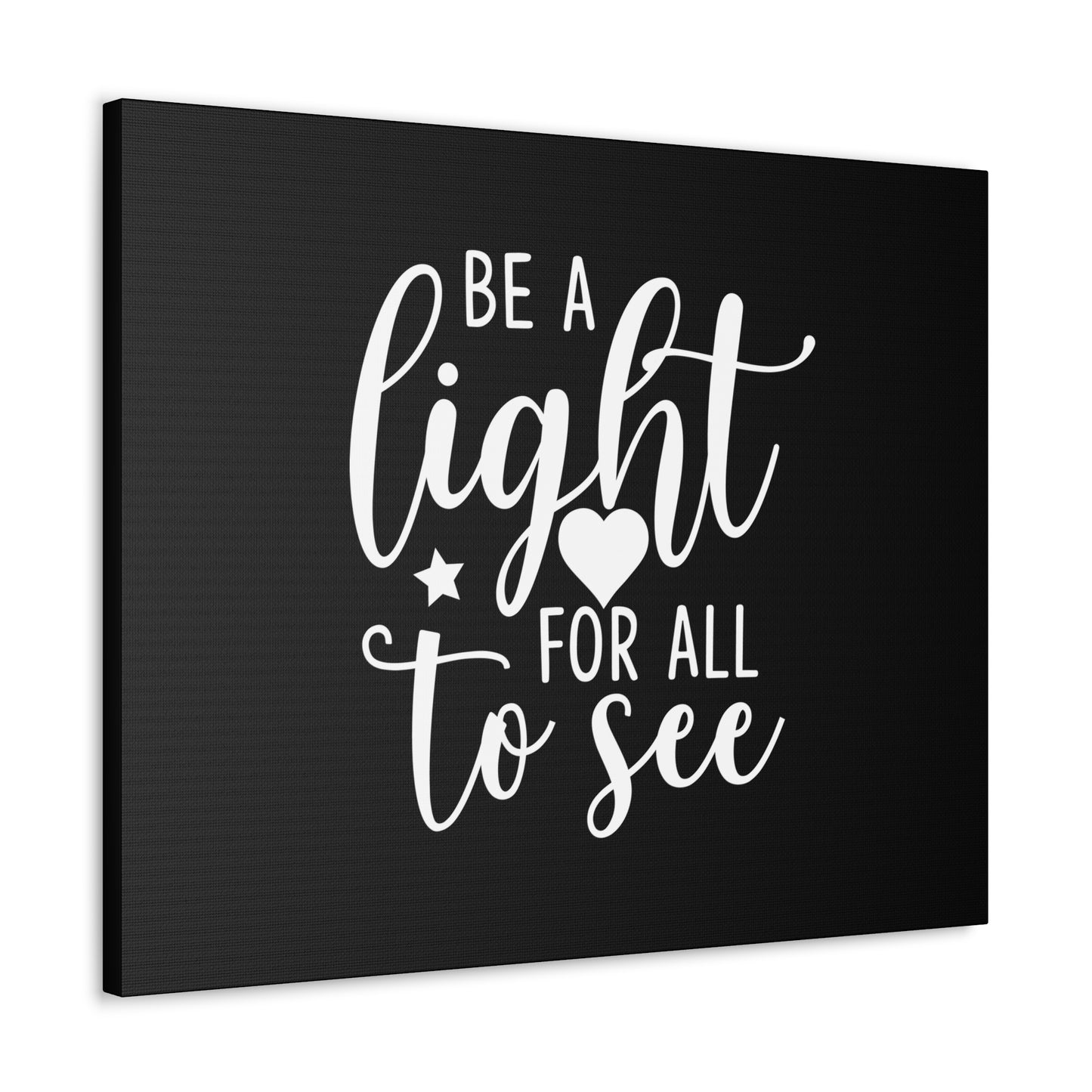 Be A Light For All To See Matthew 5:16 Christian Wall Art Bible Verse Print Ready to Hang