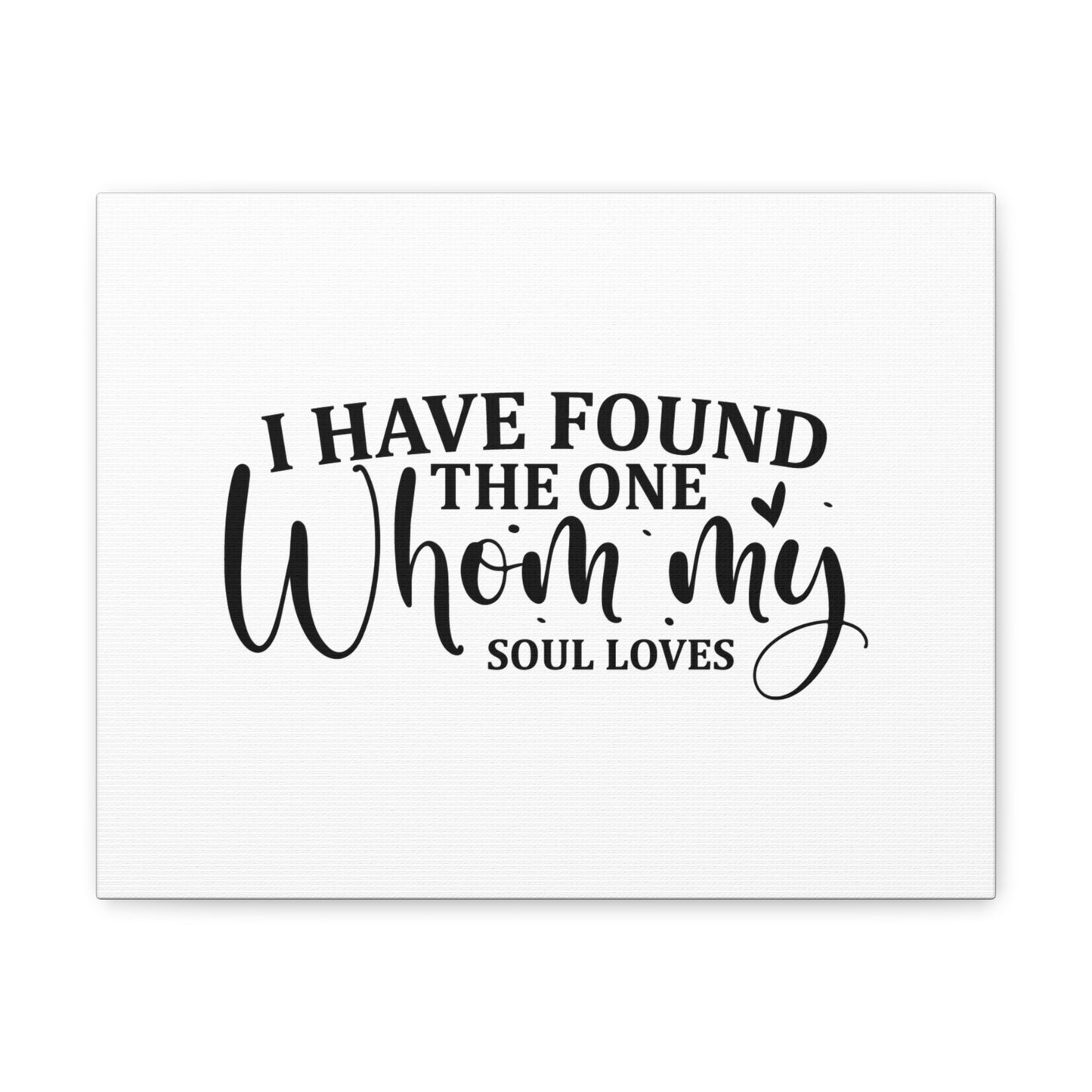 Found The One Song Of Solomon 3:4 Christian Wall Art Bible Verse Print Ready to Hang