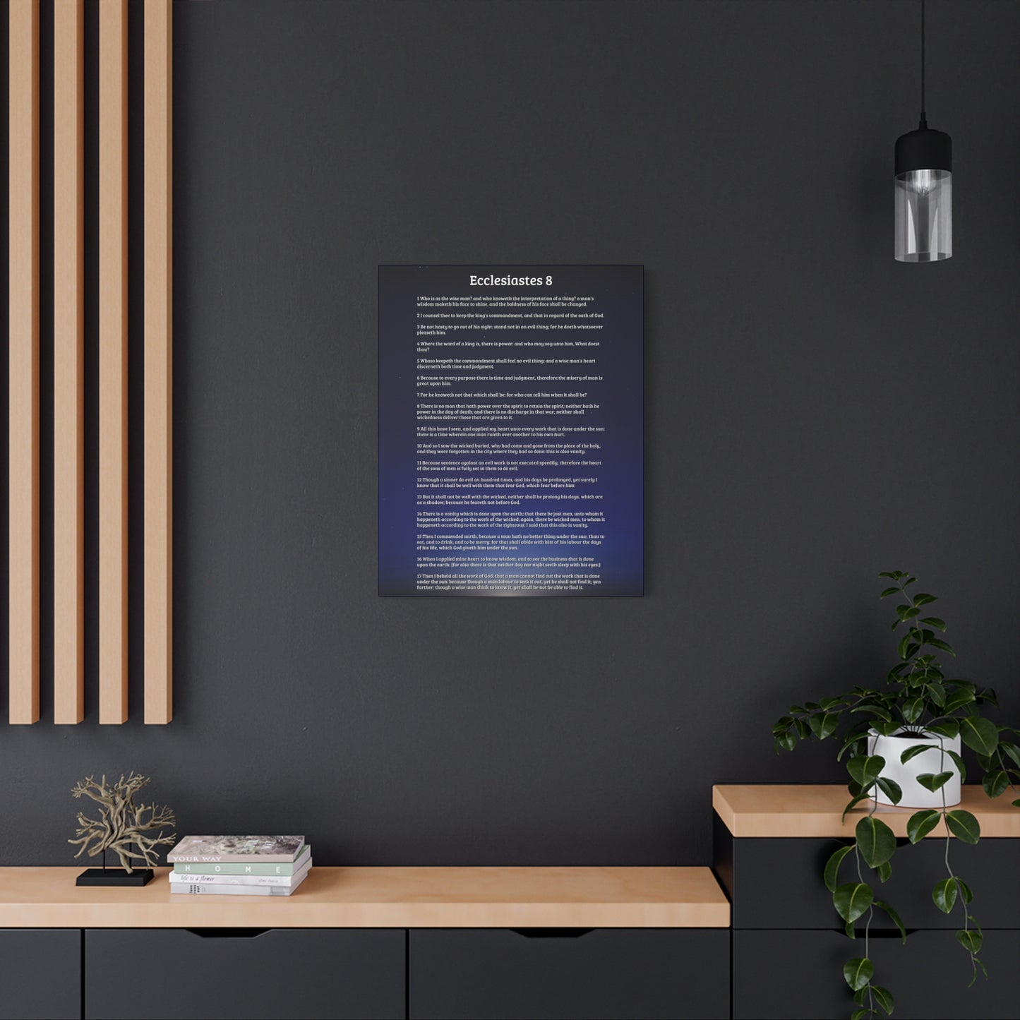 Scripture Walls Life Ecclesiastes 8 Bible Verse Canvas Christian Wall Art Ready to Hang