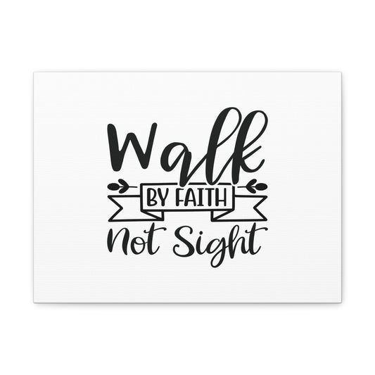 Walk By Faith 2 Corinthians 5:7 Banner Christian Wall Art Bible Verse Print Ready to Hang