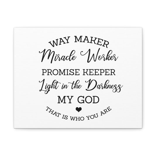 Way Maker Isaiah 43:16 Christian Wall Art Print Ready to Hang
