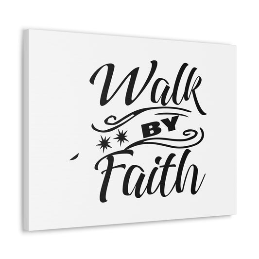 Walk By Faith 2 Corinthians 5:7 Two Star Christian Wall Art Bible Verse Print Ready to Hang