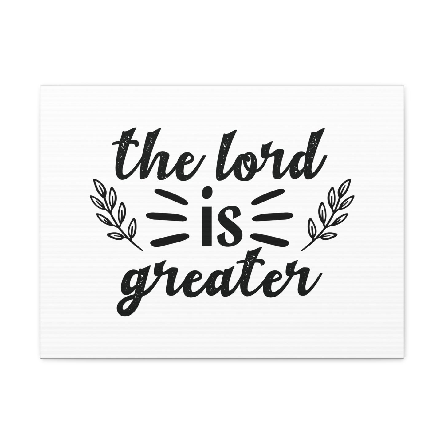 The Lord Is Greater 1 John 1:5 Christian Wall Art Bible Verse Print Ready to Hang