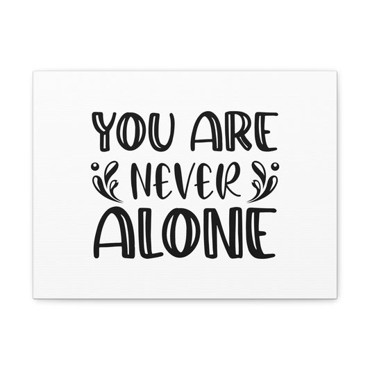 You Are Never Alone Psalm 23:4 Splash Christian Wall Art Bible Verse Print Ready to Hang