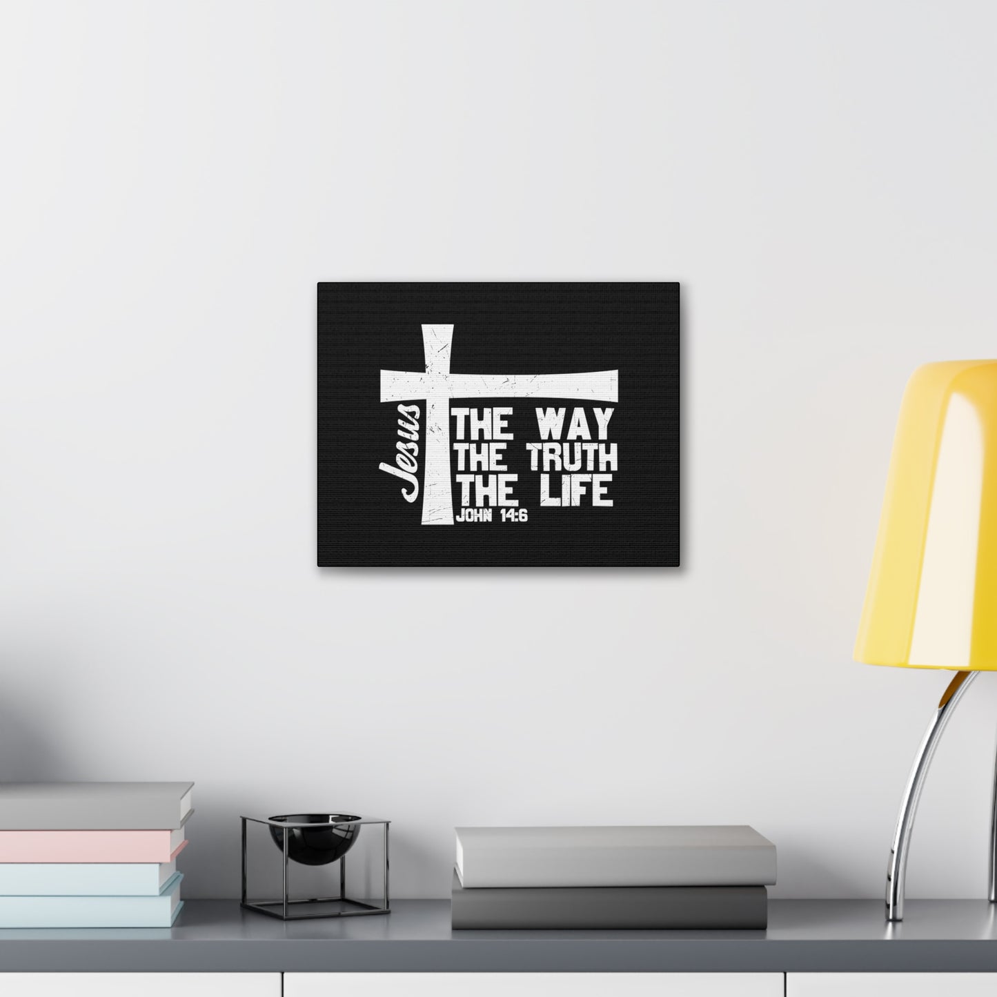 The Way, The Truth, The Life John 14:6 Christian Wall Art Bible Verse Print Ready to Hang