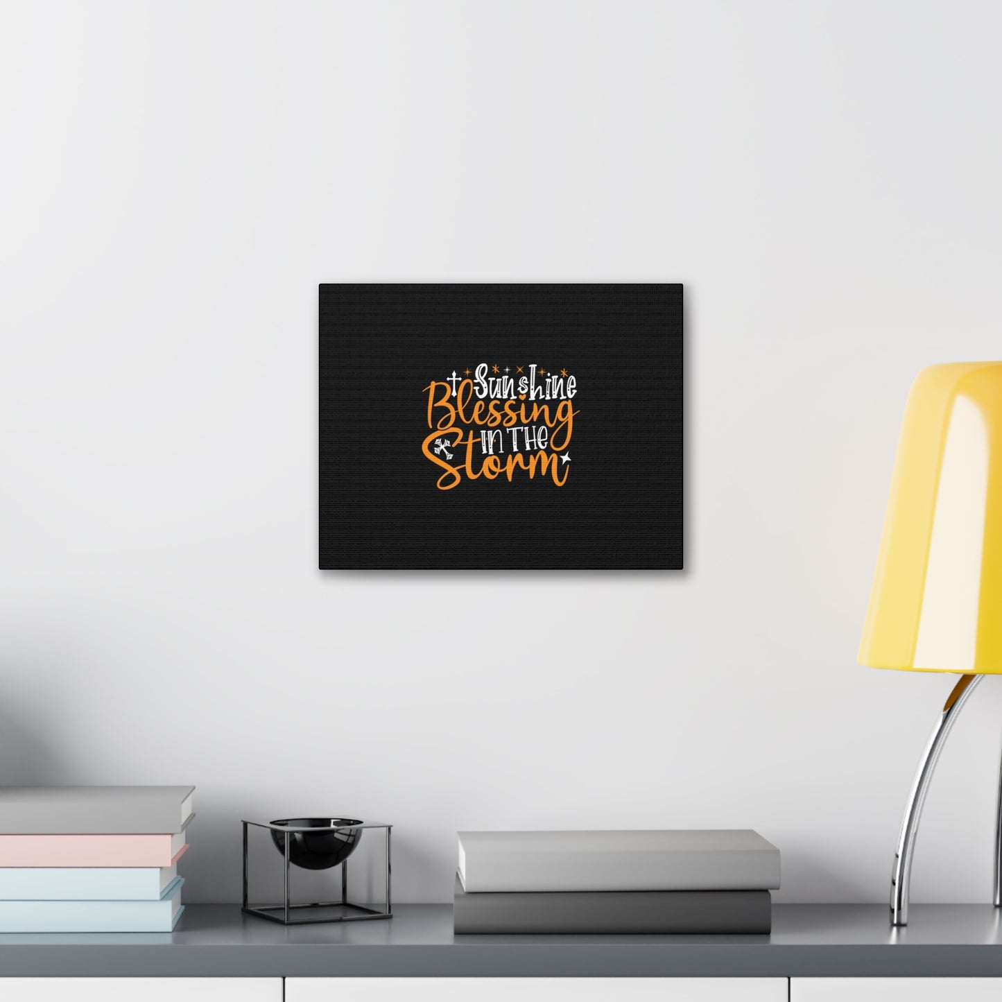 Sunshine Blessing In The Storm Isaiah 4:6 Christian Wall Art Bible Verse Print Ready to Hang