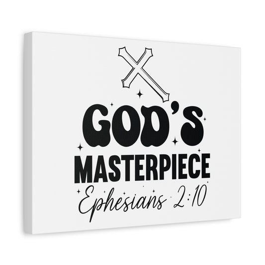 Scripture Walls Ephesians 2:10 You are God's Masterpiece Bible Verse Canvas Christian Wall Art Ready to Hang Unframed