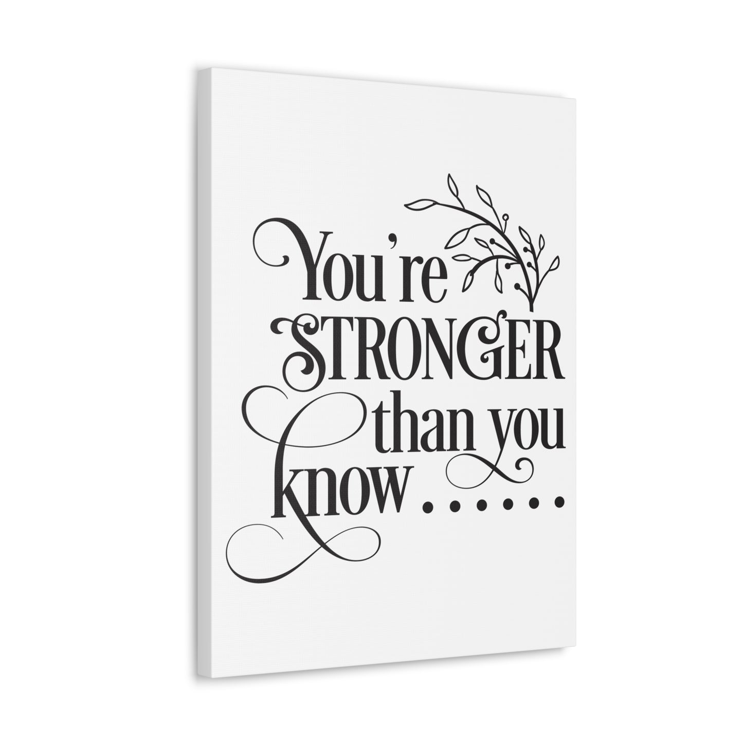 You're Stronger Than Isaiah 40:31 Christian Wall Art Print Ready to Hang