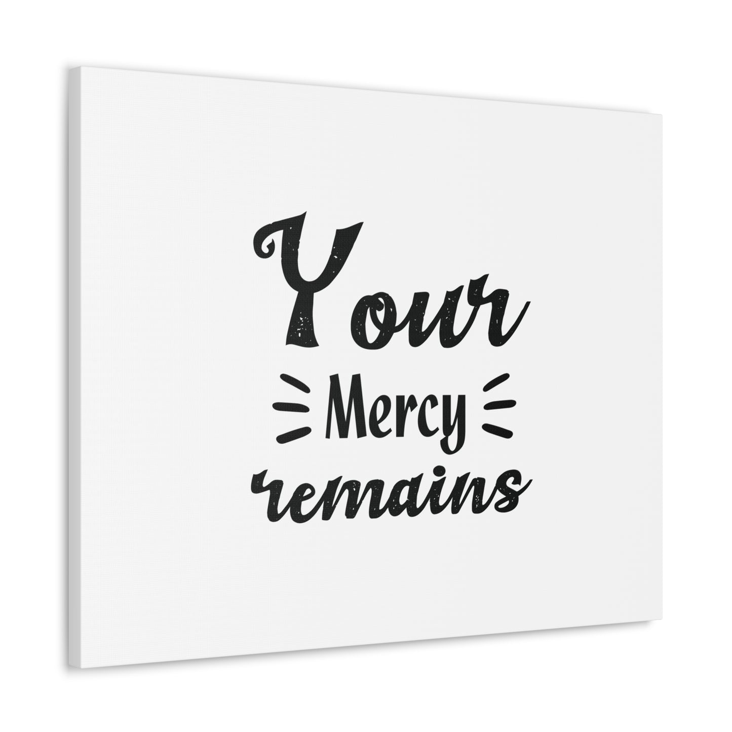 Your Mercy Remains Titus 3:5 Christian Wall Art Bible Verse Print Ready to Hang