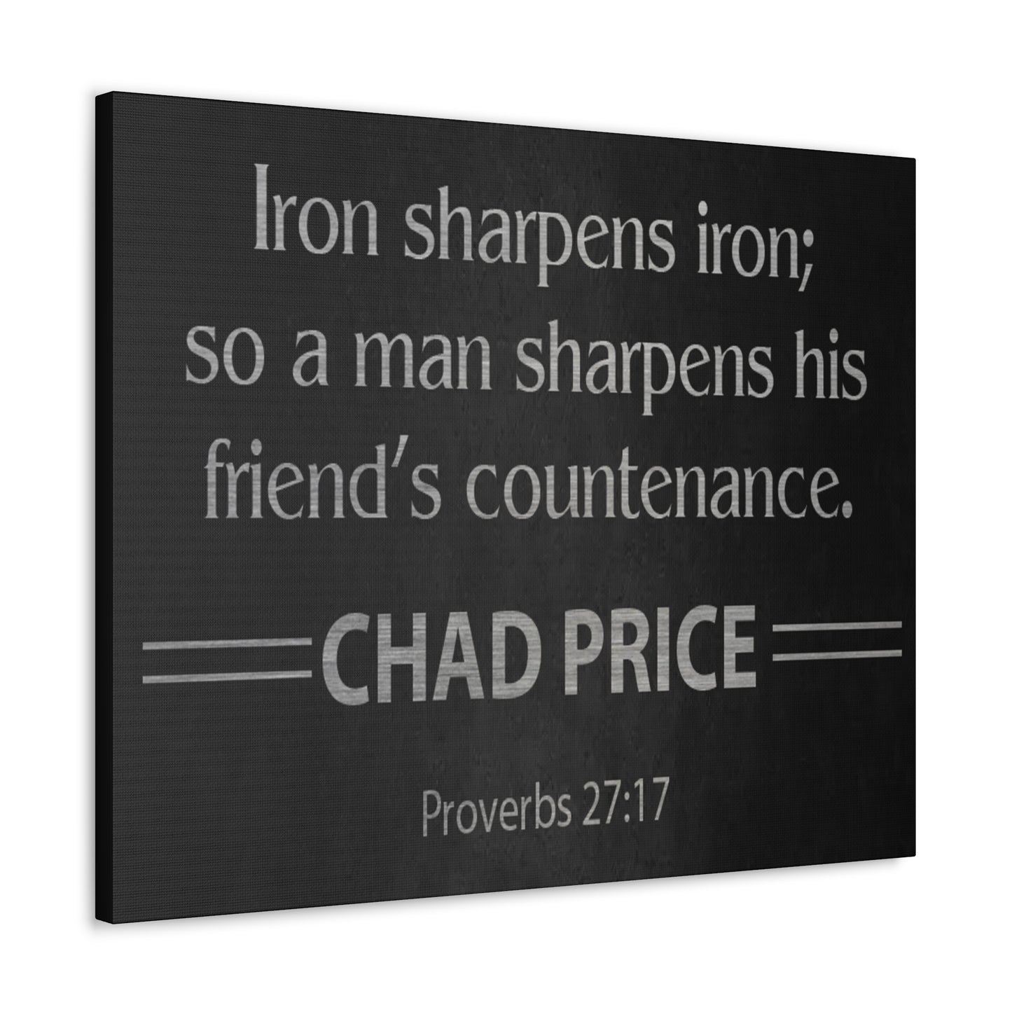 Personalized Proverbs 27:17