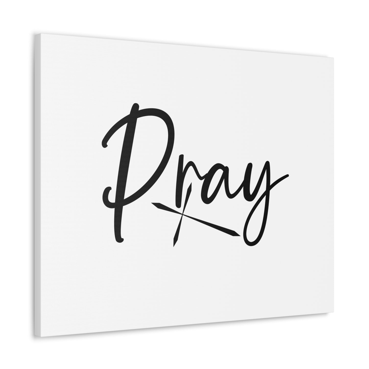 Pray 1 Thessalonians 5:17 Sharp Cross Christian Wall Art Bible Verse Print Ready to Hang