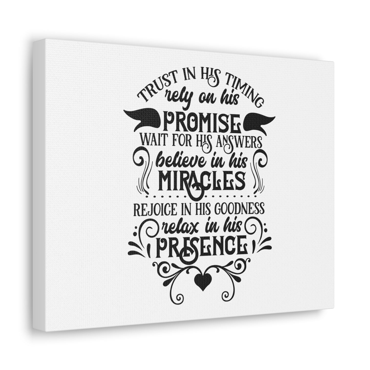 Trust In His Timing Psalm 31:15 Christian Wall Art Bible Verse Print Ready to Hang