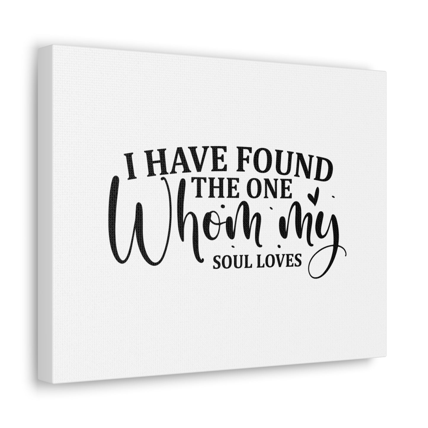 Found The One Song Of Solomon 3:4 Christian Wall Art Bible Verse Print Ready to Hang
