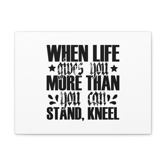 You Can Stand Romans 3:24 White Christian Wall Art Bible Verse Print Ready to Hang