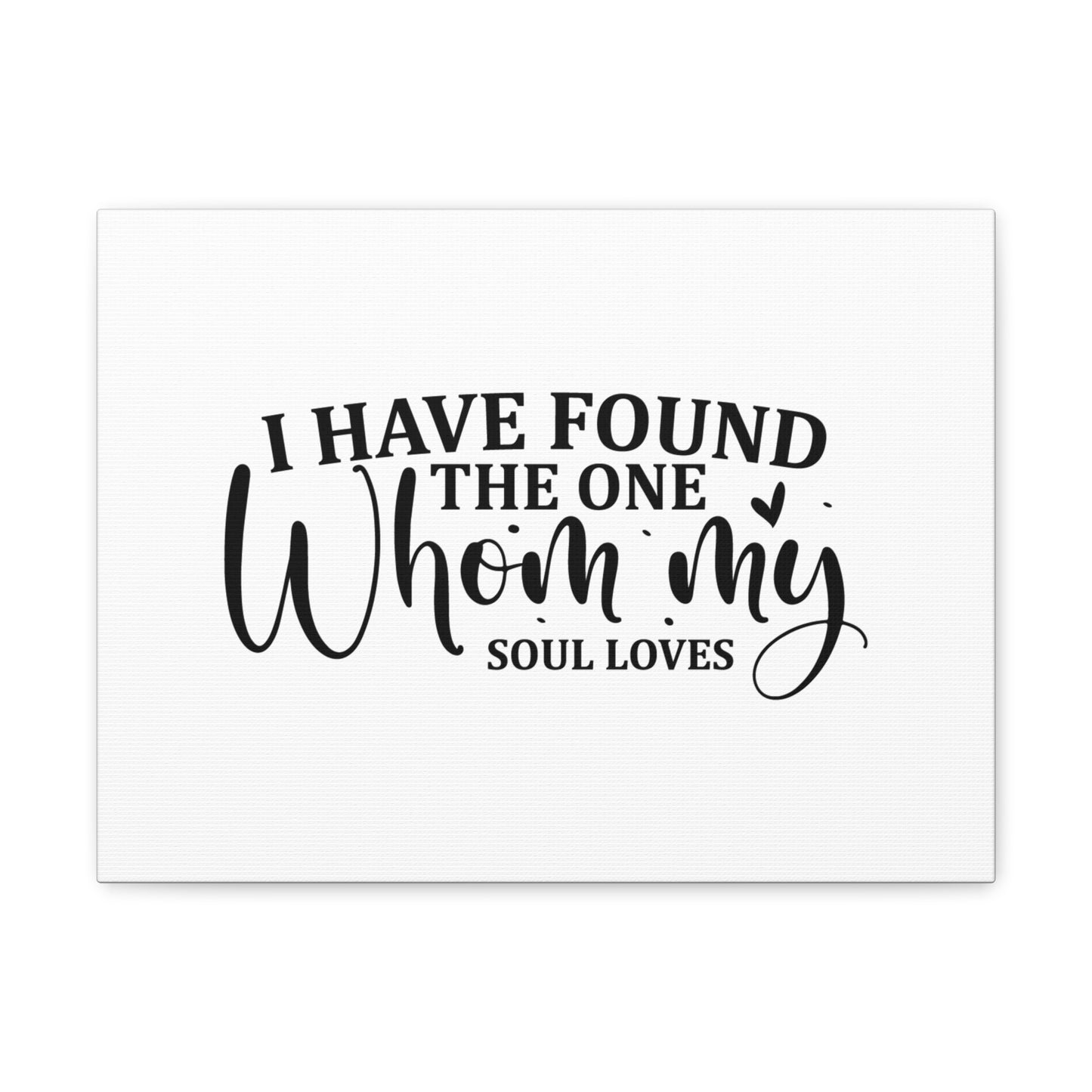 Found The One Song Of Solomon 3:4 Christian Wall Art Bible Verse Print Ready to Hang