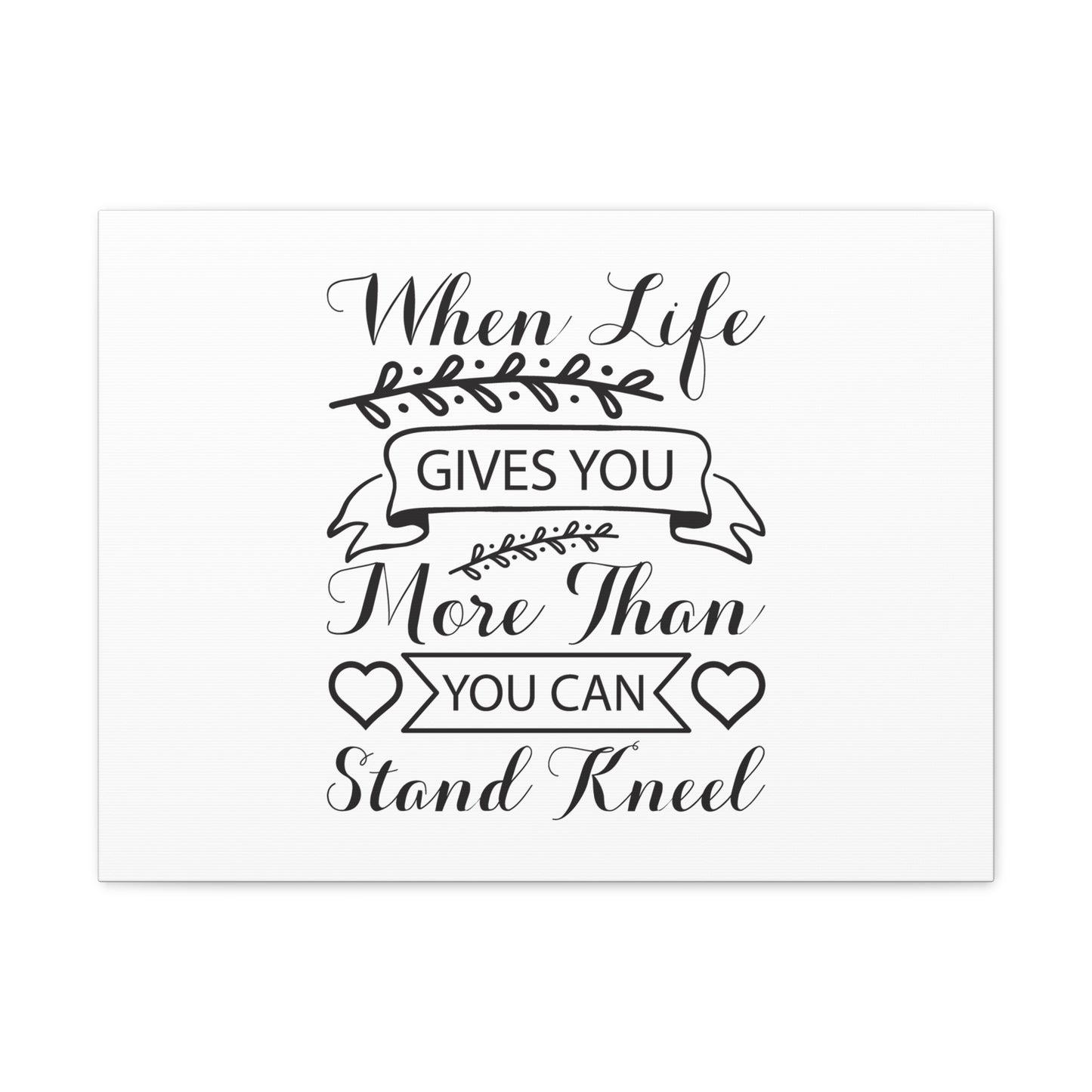 You Can Stand, Kneel Psalm 95:6 Christian Wall Art Bible Verse Print Ready to Hang