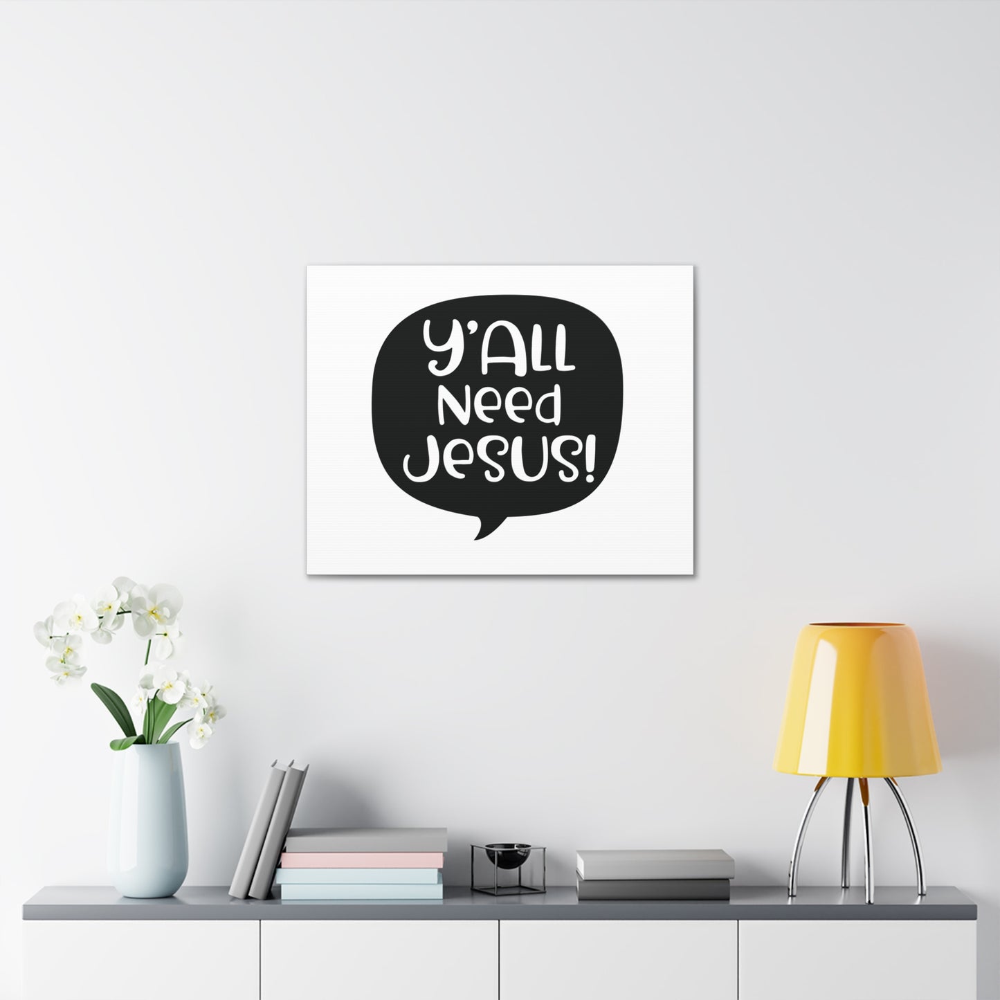 Y'all Need Jesus Psalm 37:4 Christian Wall Art Print Ready to Hang