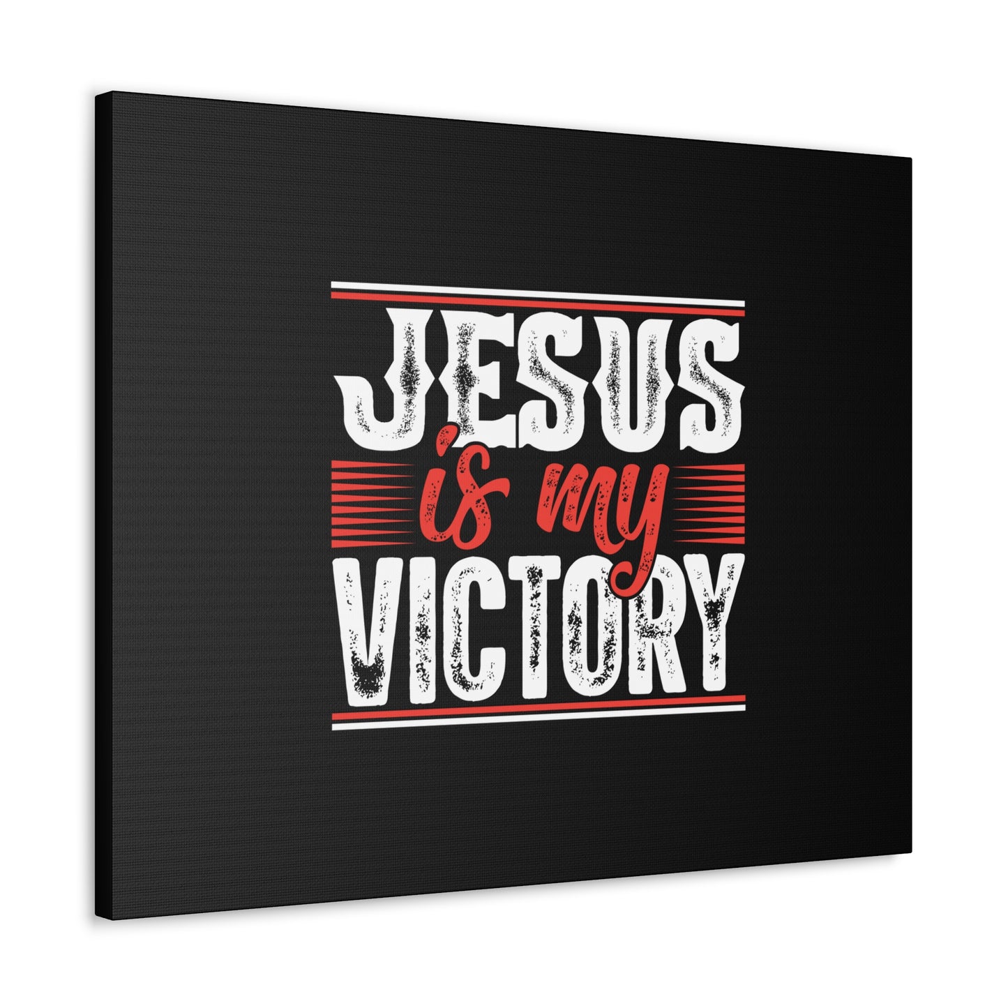 Jesus Is My Victory 1 Corinthians 15:57 Christian Wall Art Bible Verse Print Ready to Hang