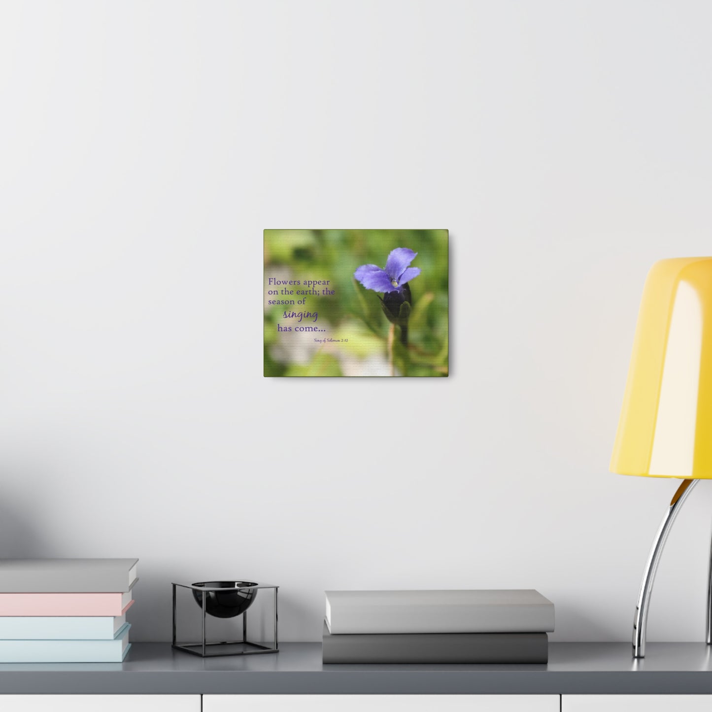Season Of Singing Song Of Solomon 2:12 Bible Verse Canvas Christian Wall Art Bible Verse Print Ready To Hang