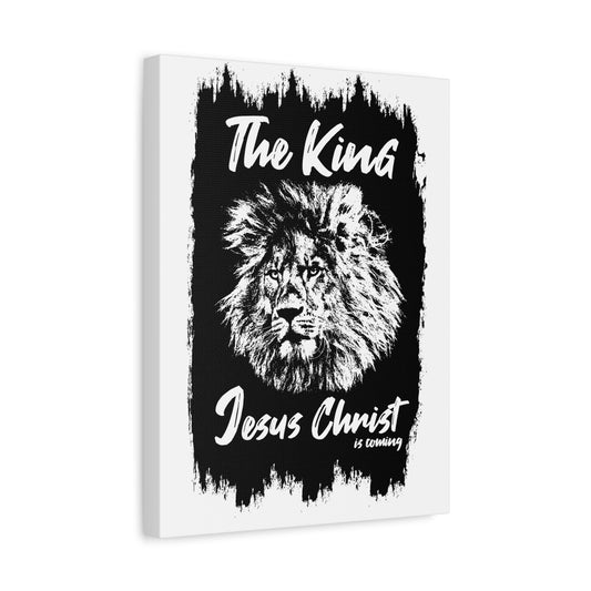 Scripture Walls King Jesus is Coming Bible Verse Canvas Christian Wall Art Ready to Hang Unframed