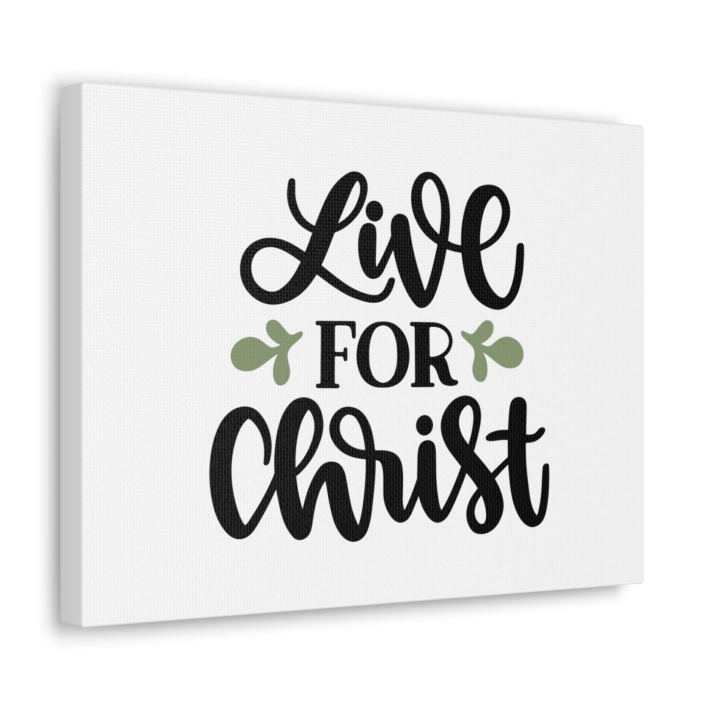Live For Christ Romans 14:8 Christian Wall Art Bible Verse Print Ready to Hang