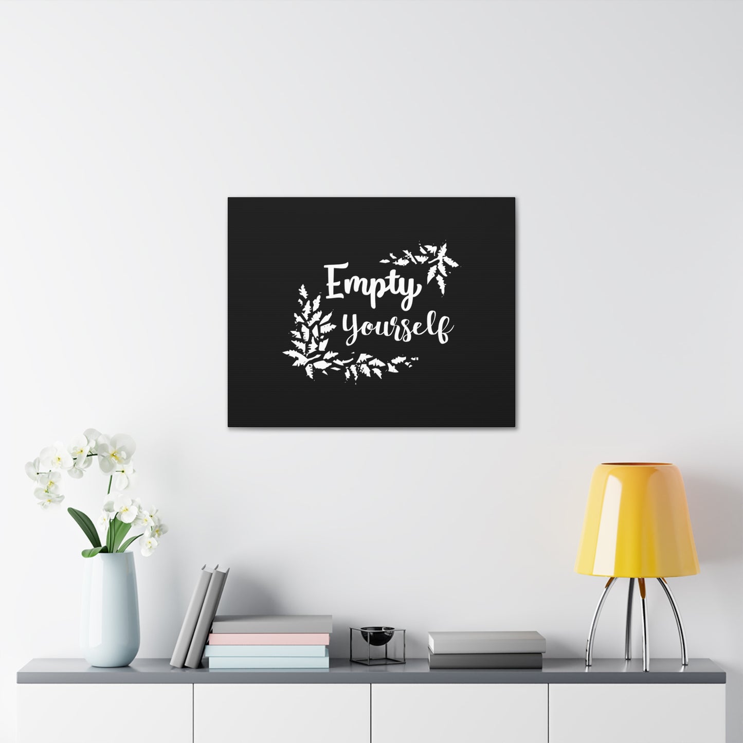 Empty Yourself Matthew 11:28 Christian Wall Art Bible Verse Print Ready to Hang