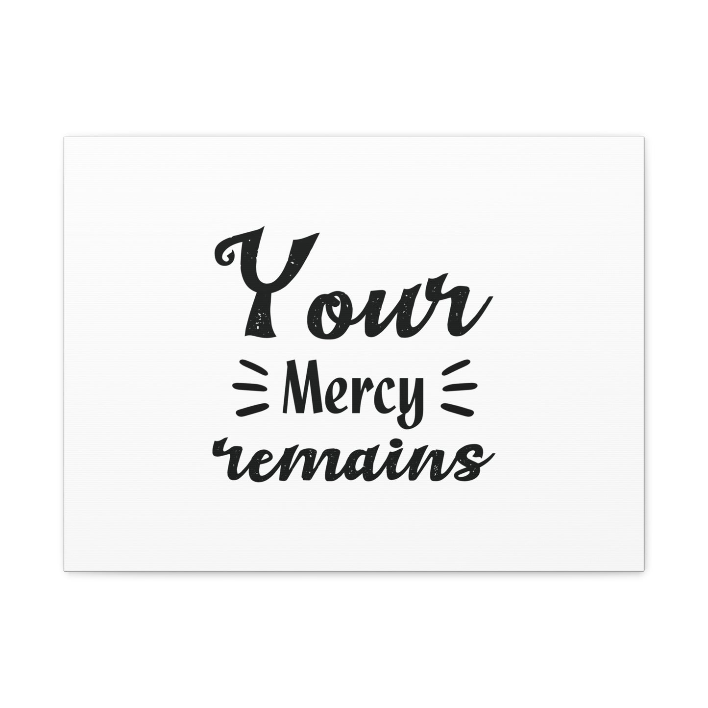Your Mercy Remains Titus 3:5 Christian Wall Art Bible Verse Print Ready to Hang