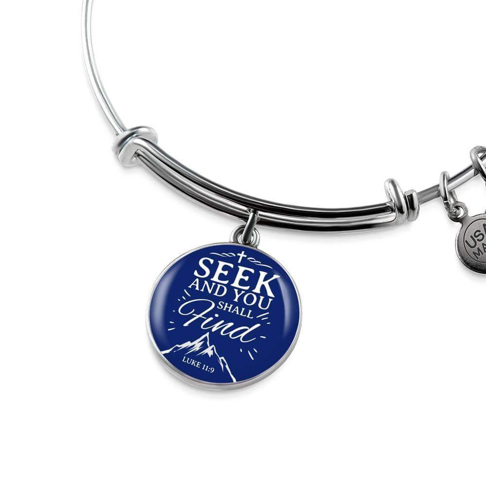 Bible Verse Stainless Steel or 18k Gold Bracelet Bangle - Express Your Love Gifts