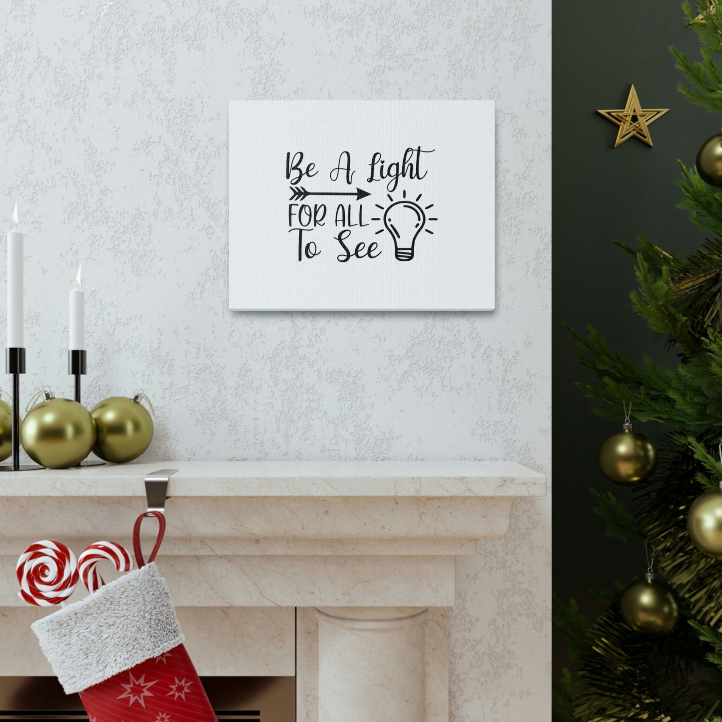 Be A Light For All To See John 8:12 Arrow Christian Wall Art Bible Verse Print Ready to Hang Unframed-Express Your Love Gifts