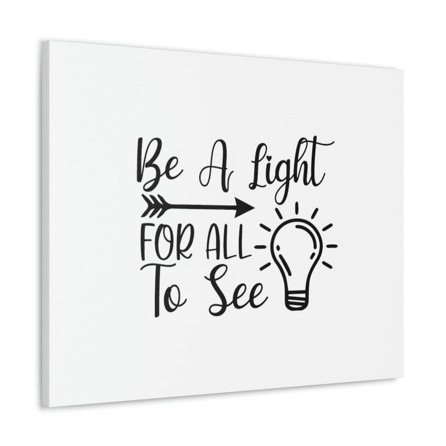 Be A Light For All To See John 8:12 Arrow Christian Wall Art Bible Verse Print Ready to Hang Unframed-Express Your Love Gifts