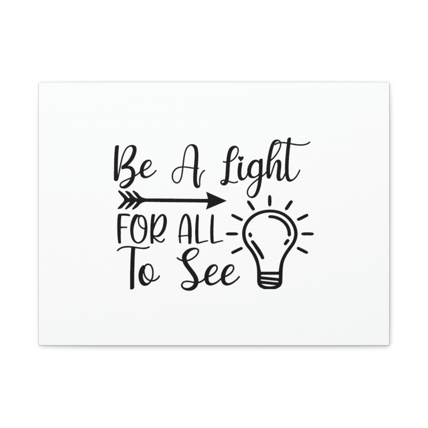 Be A Light For All To See John 8:12 Arrow Christian Wall Art Bible Verse Print Ready to Hang Unframed-Express Your Love Gifts