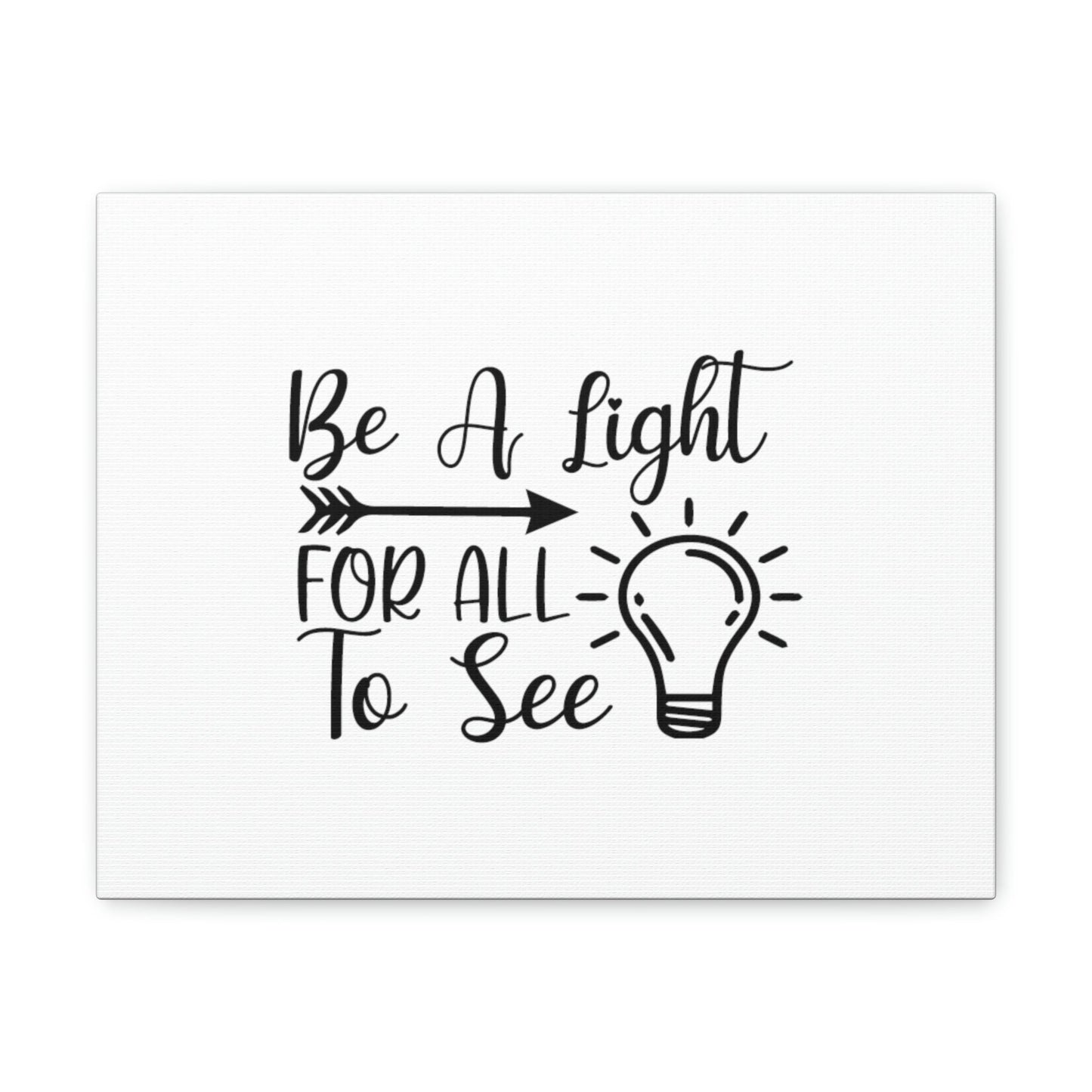 Be A Light For All To See John 8:12 Arrow Christian Wall Art Bible Verse Print Ready to Hang Unframed-Express Your Love Gifts