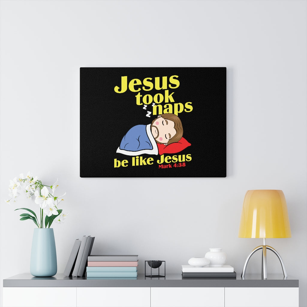 Be Like Jesus Mark 4:38 Bible Verse Canvas Christian Wall Art Ready to Hang Unframed-Express Your Love Gifts