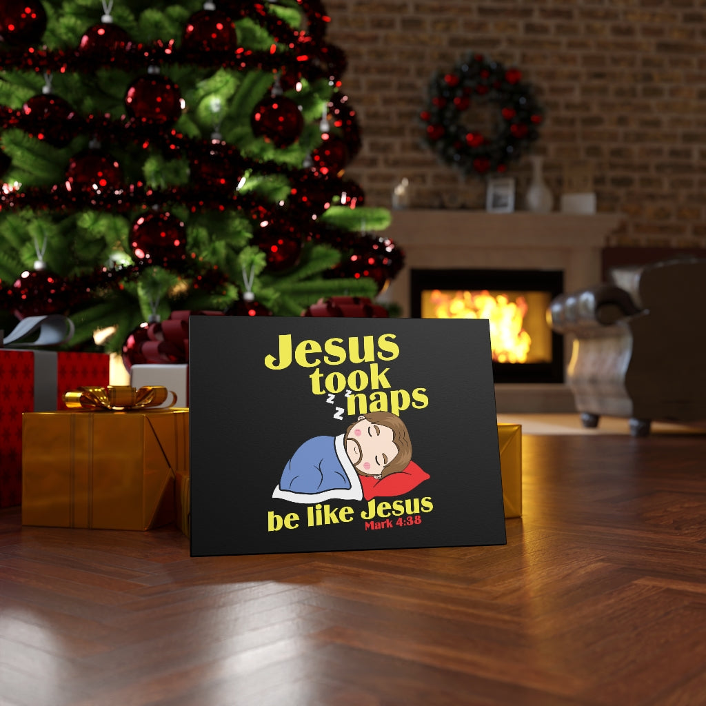Be Like Jesus Mark 4:38 Bible Verse Canvas Christian Wall Art Ready to Hang Unframed-Express Your Love Gifts