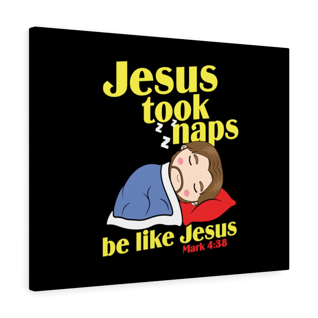 Be Like Jesus Mark 4:38 Bible Verse Canvas Christian Wall Art Ready to Hang Unframed-Express Your Love Gifts
