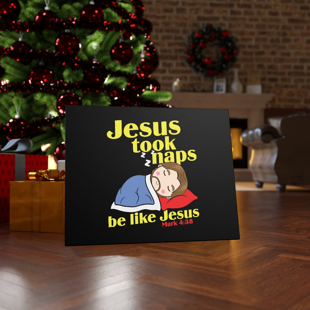 Be Like Jesus Mark 4:38 Bible Verse Canvas Christian Wall Art Ready to Hang Unframed-Express Your Love Gifts