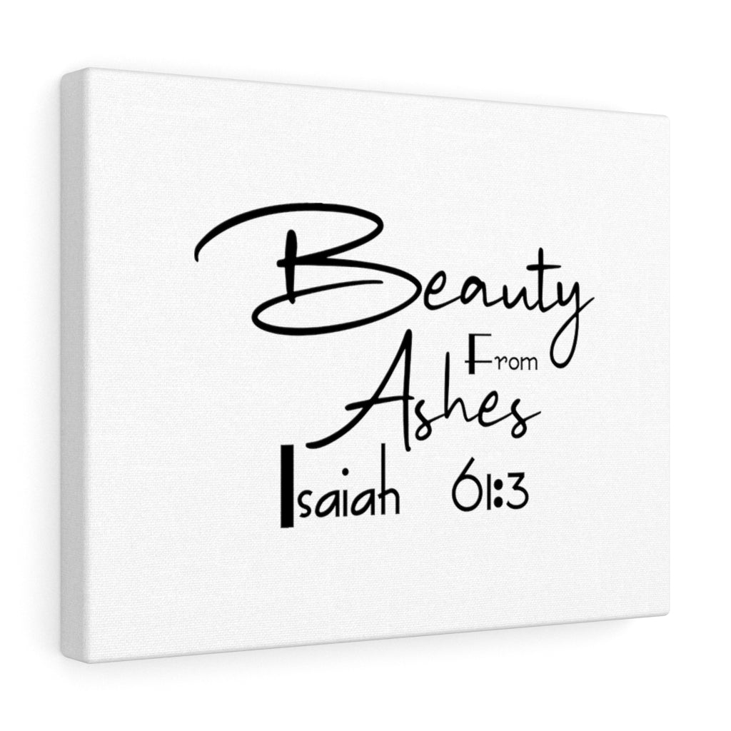 Beauty From Ashes Isaiah 61:3 Bible Verse Canvas Christian Wall Art Ready to Hang Unframed-Express Your Love Gifts