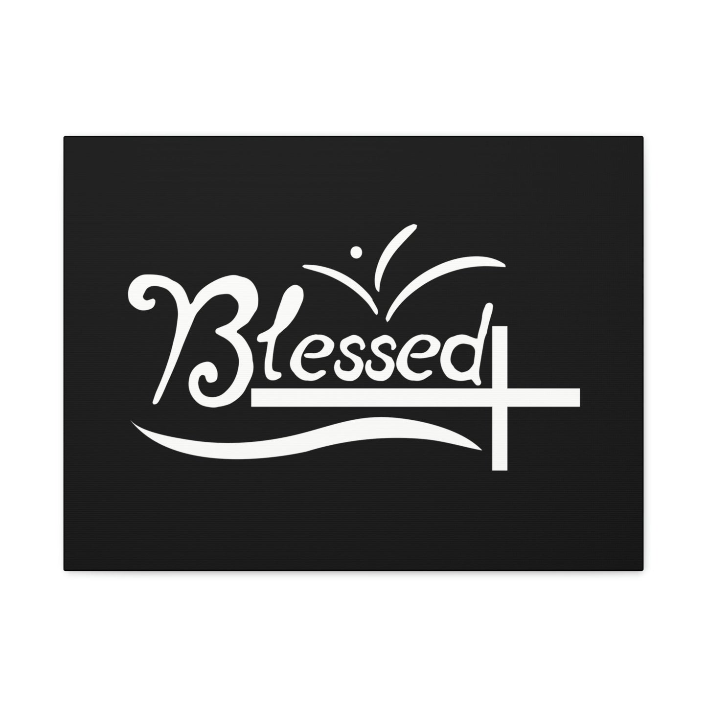 Blessed Jeremiah 17:7 White Cross Black Christian Wall Art Bible Verse Print Ready to Hang Unframed-Express Your Love Gifts