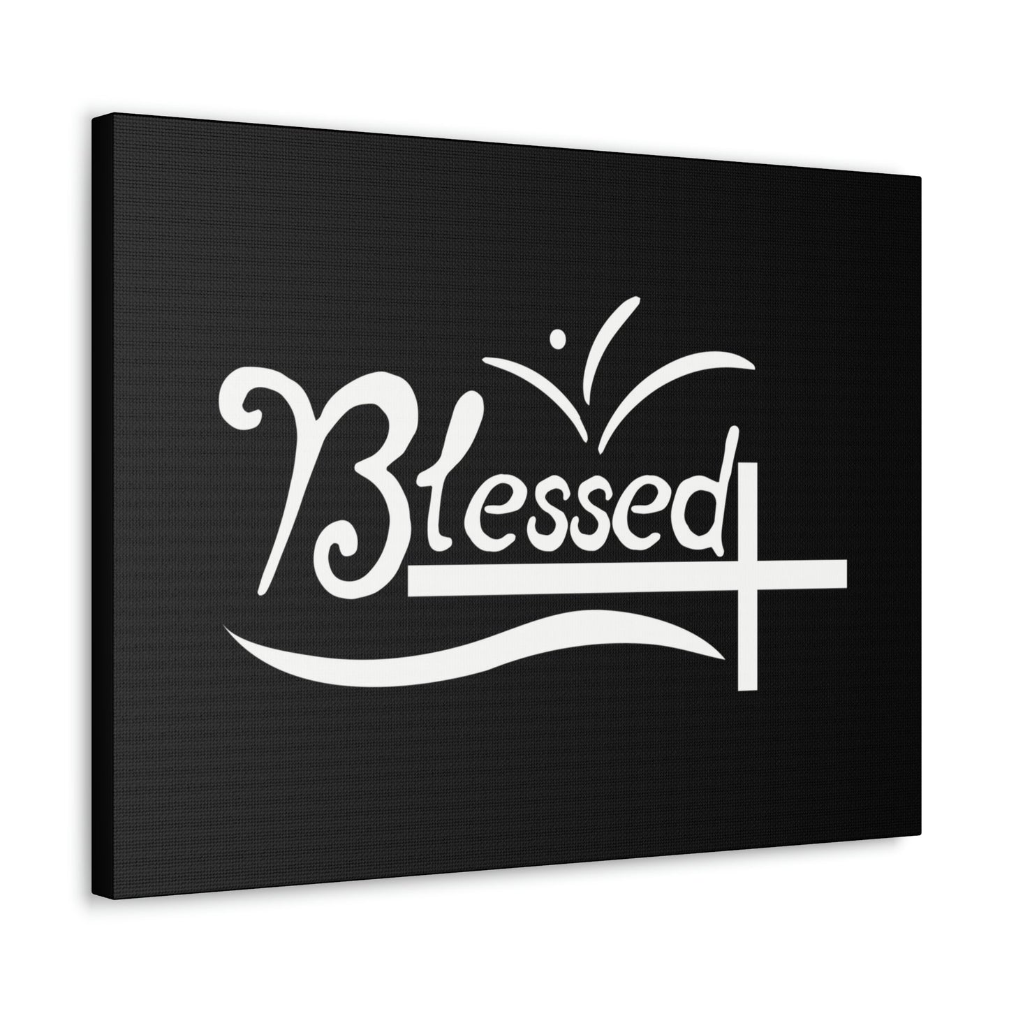 Blessed Jeremiah 17:7 White Cross Black Christian Wall Art Bible Verse Print Ready to Hang Unframed-Express Your Love Gifts