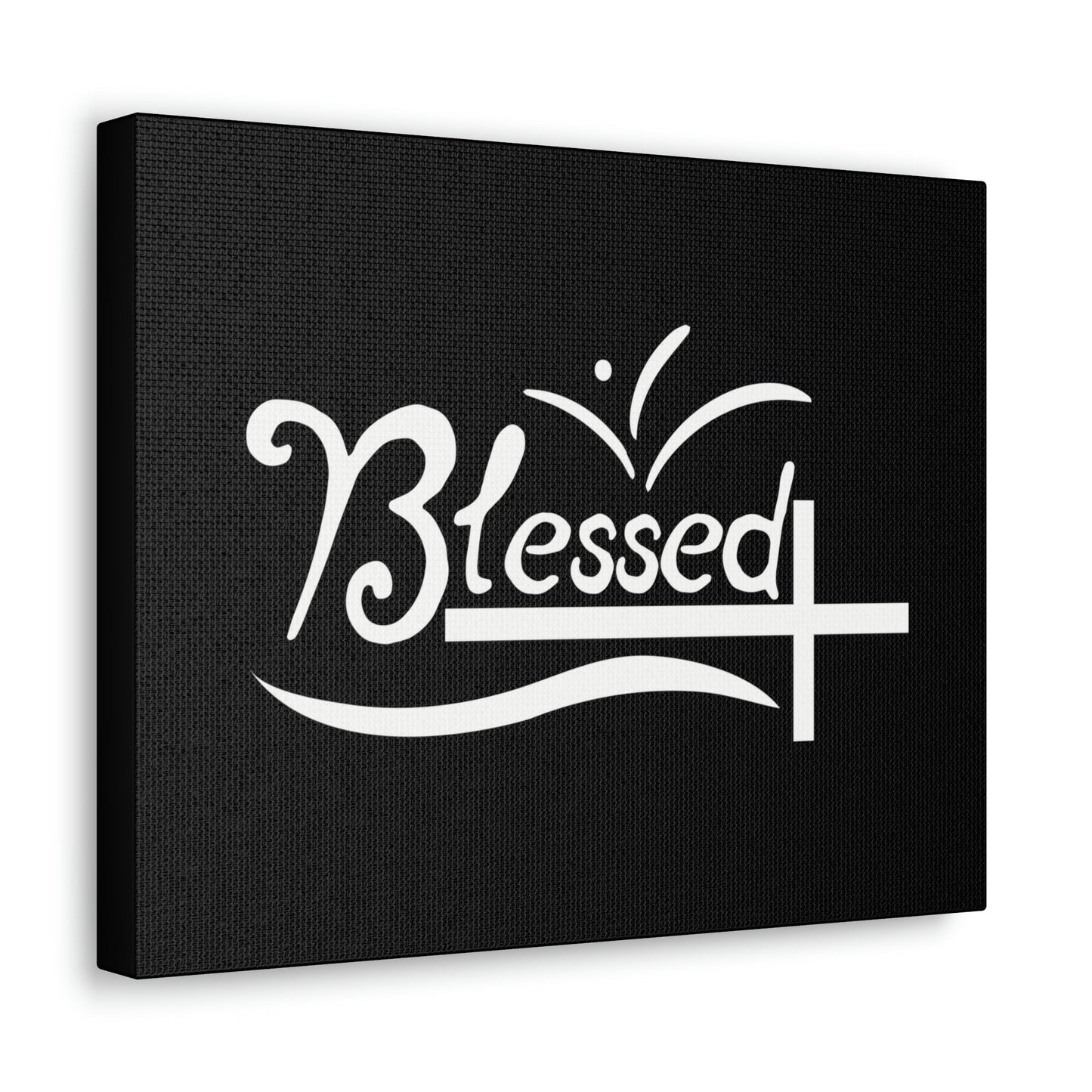 Blessed Jeremiah 17:7 White Cross Black Christian Wall Art Bible Verse Print Ready to Hang Unframed-Express Your Love Gifts