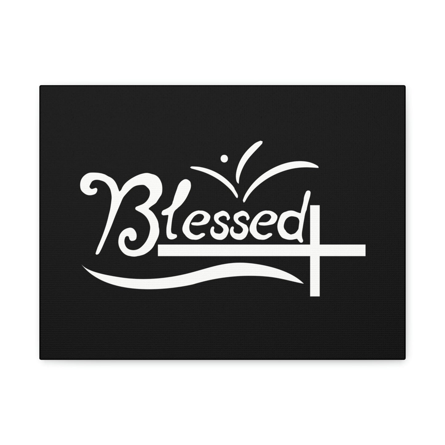 Blessed Jeremiah 17:7 White Cross Black Christian Wall Art Bible Verse Print Ready to Hang Unframed-Express Your Love Gifts