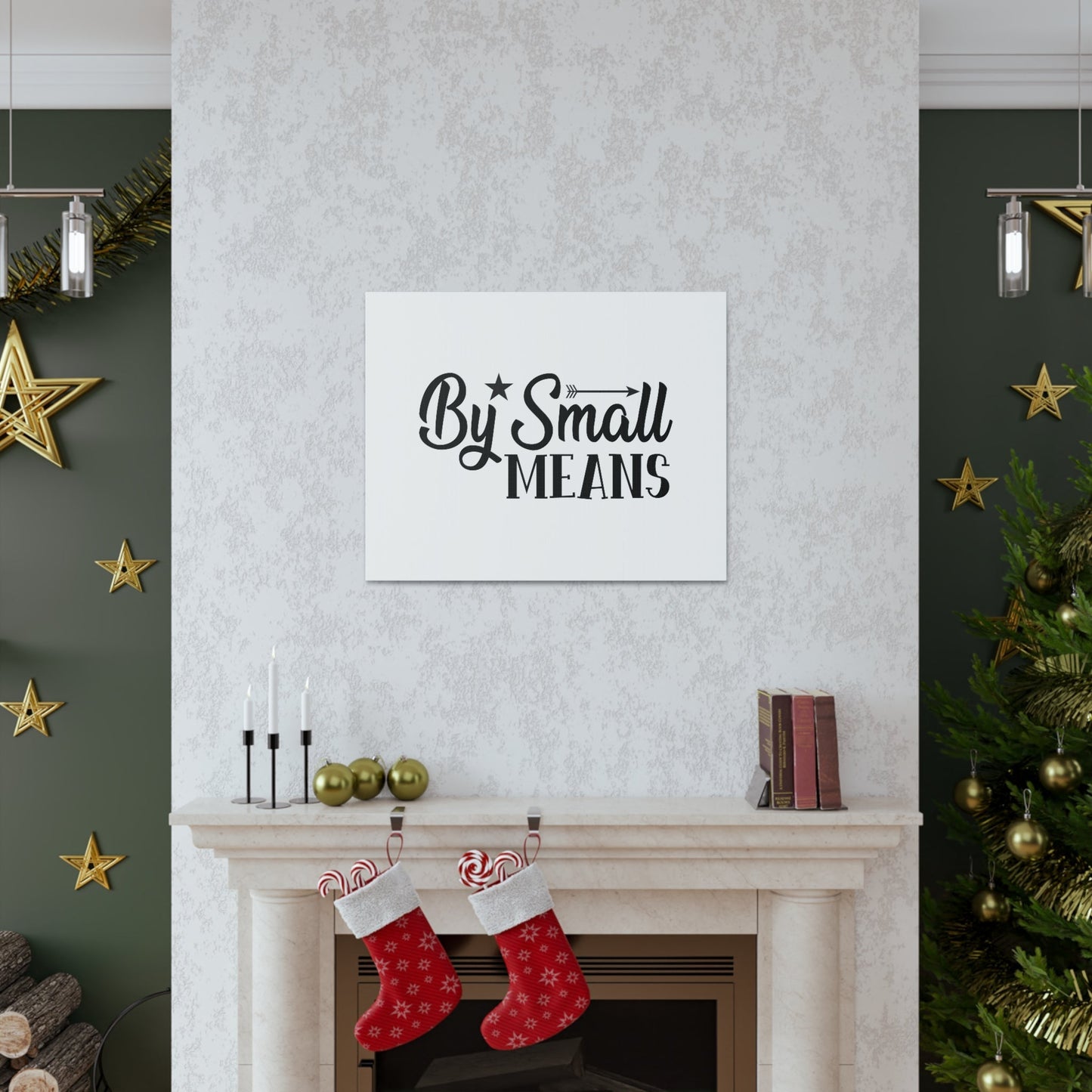 By Small Means Alma 37:6 Christian Wall Art Bible Verse Print Ready to Hang Unframed-Express Your Love Gifts