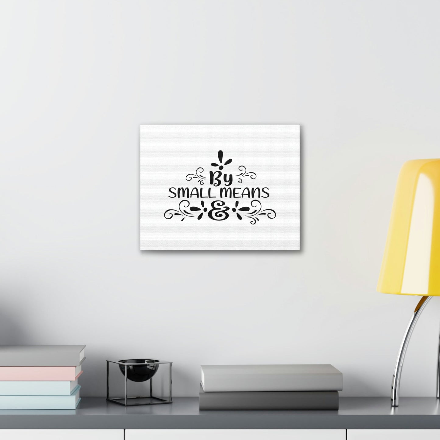 By Small Means Colossians 3:2 Christian Wall Art Bible Verse Print Ready to Hang Unframed-Express Your Love Gifts