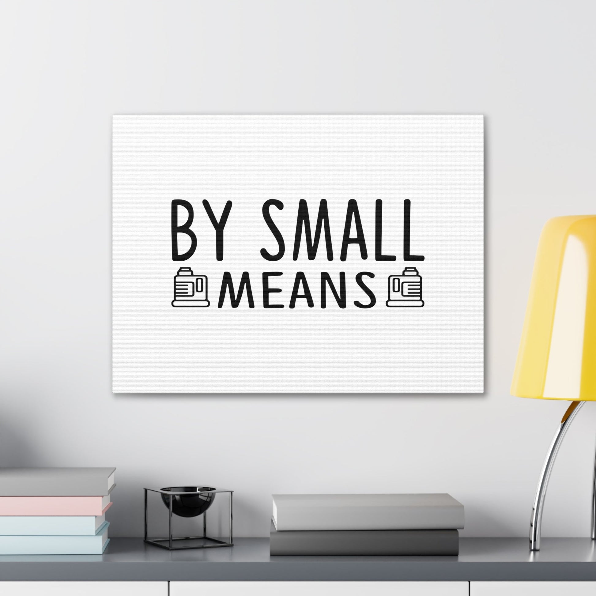 By Small Means Luke 16:10 Christian Wall Art Bible Verse Print Ready to Hang Unframed-Express Your Love Gifts