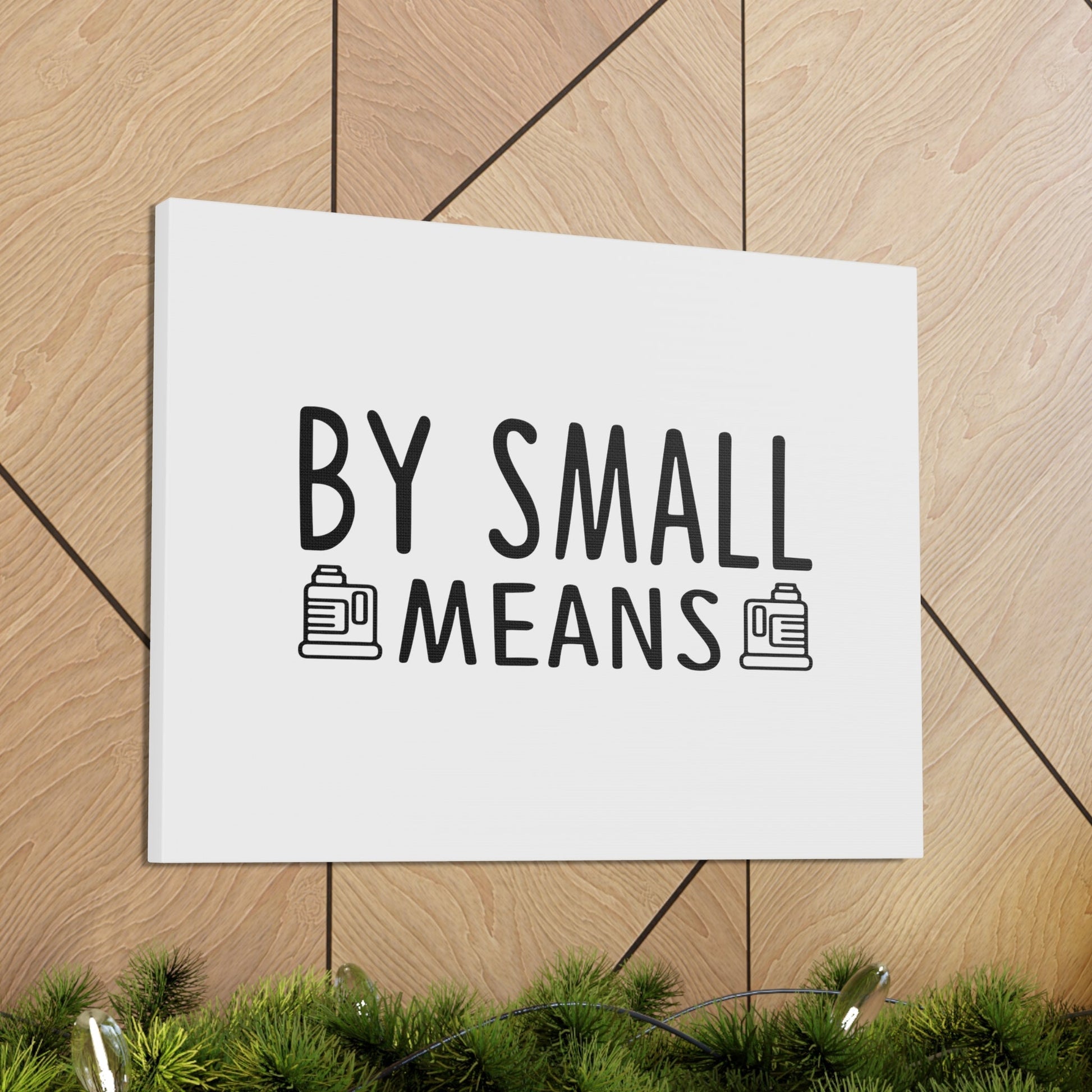 By Small Means Luke 16:10 Christian Wall Art Bible Verse Print Ready to Hang Unframed-Express Your Love Gifts