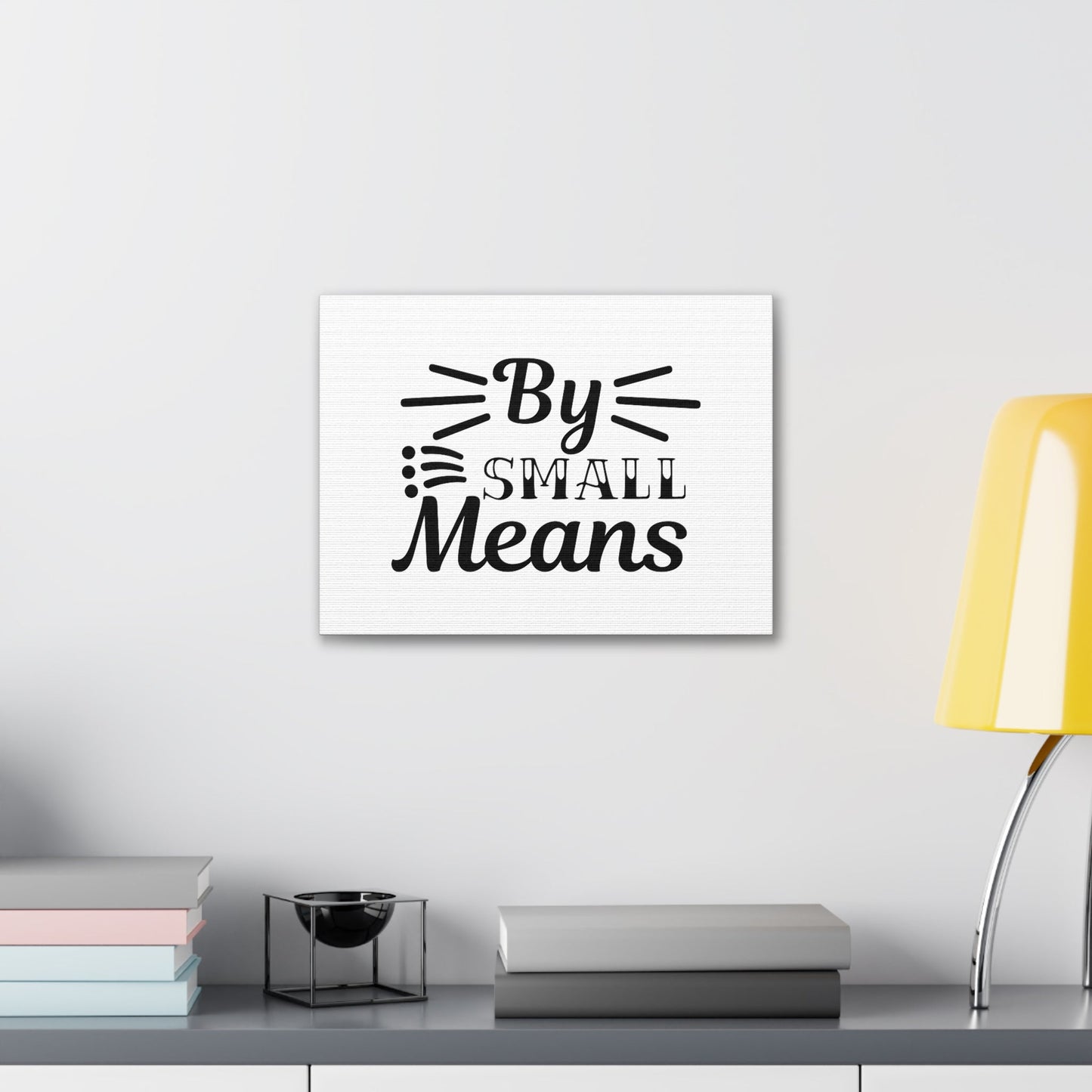 By Small Means Matthew 7:14 Christian Wall Art Bible Verse Print Ready to Hang Unframed-Express Your Love Gifts