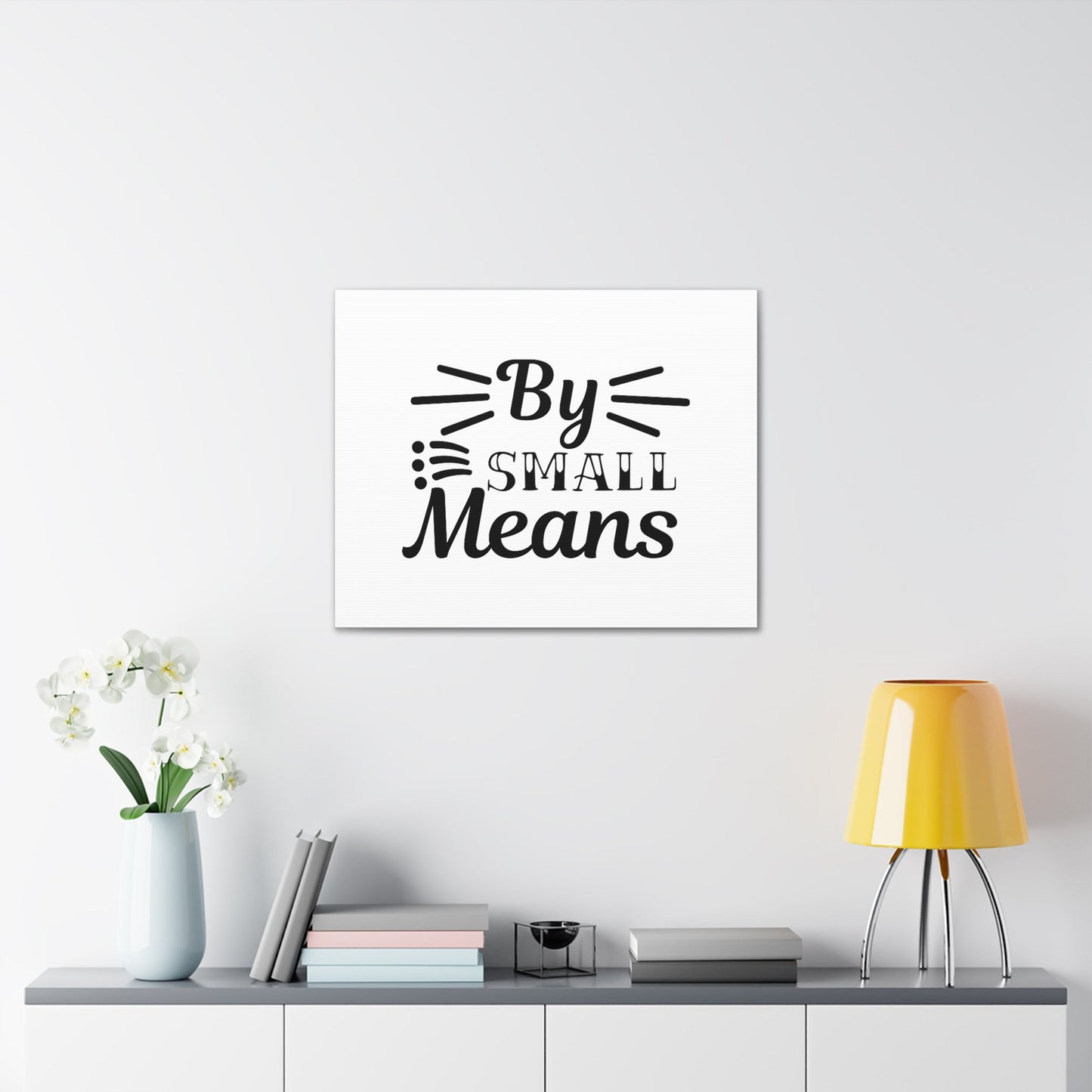 By Small Means Matthew 7:14 Christian Wall Art Bible Verse Print Ready to Hang Unframed-Express Your Love Gifts