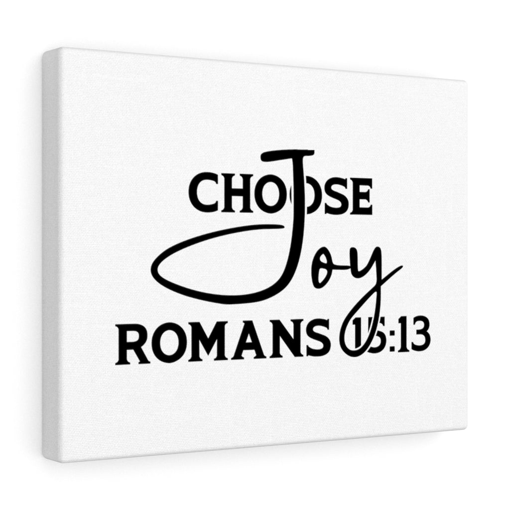 Choose Joy Romans 15:13 Bible Verse Canvas Christian Wall Art Ready to Hang Unframed-Express Your Love Gifts
